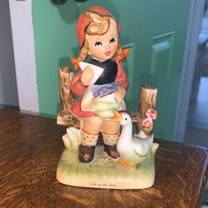 Vintage Erich Stauffer "Life on the Farm" Figurine